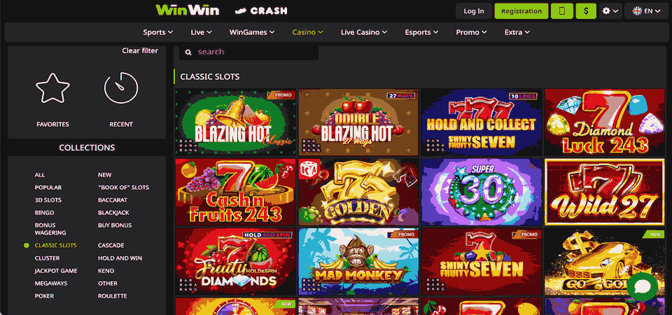 Melhores slots WinWinBet